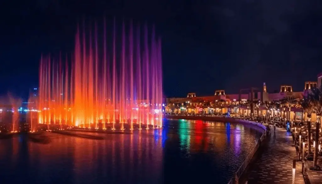 Palm Fountain | Best Places to visit in dubai