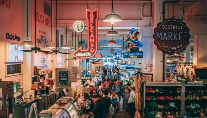 Grand Central Market | Best Things To Do in Los Angeles | unique things to do in Los Angeles | Best Attractions in Los Angeles 