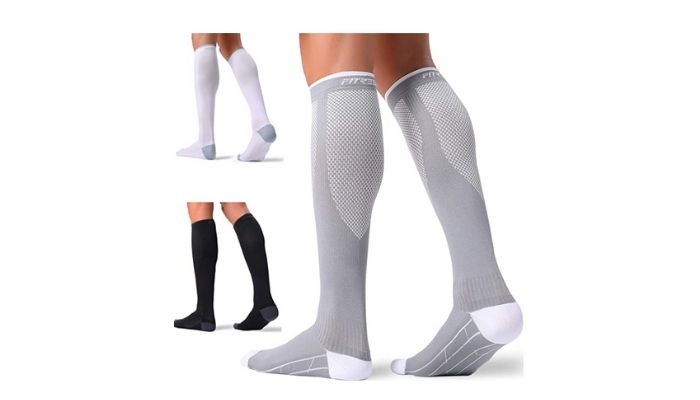 FITRELL 3 Pairs Compression Socks For Women And Men | Best Travel Wellness Products | Best Essential Travel Wellness Products