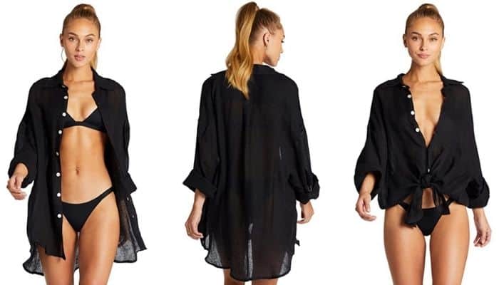 Playa Shirt Dress Swim Cover-Up By Vitamin A  | Best Beach Cover Up Dresses