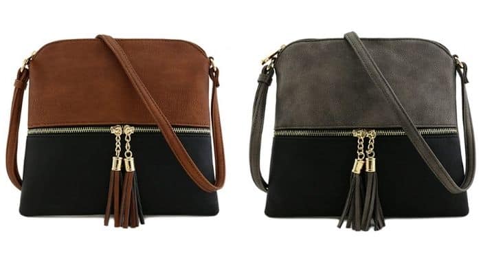 Lightweight Medium Crossbody Bag with Tassel | Crossbody bags for travel