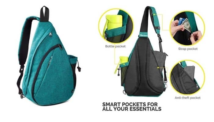 Crossbody Bags For Travel | Crossbody Travel Bag With Water Bottle Holder By Outdoor Master