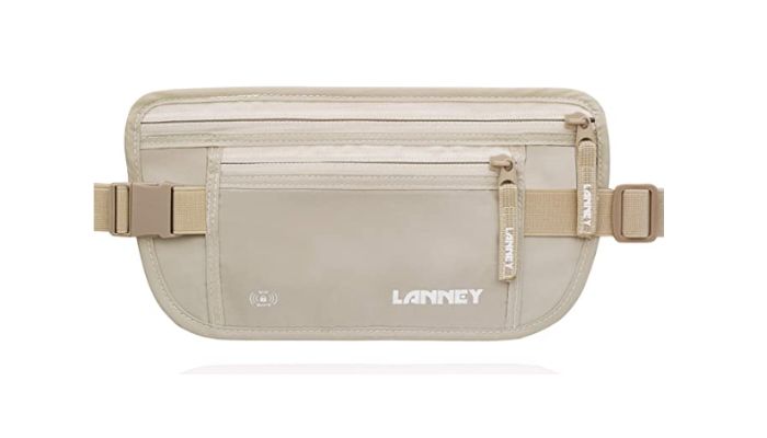 On body storage Travel Money Belt By LANNEY | Smart Ways to Carry Money While Traveling